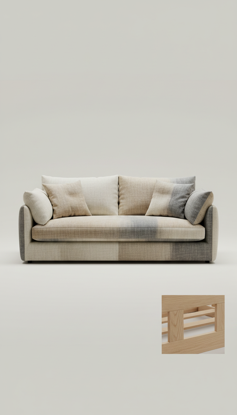 Bouclé Upholstered Lounge Chair