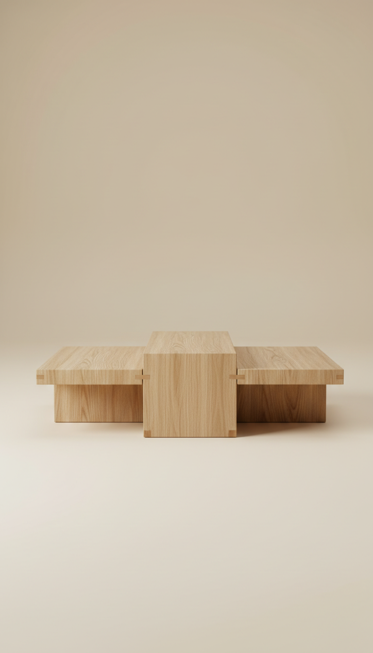 Walnut Modular Coffee Table
